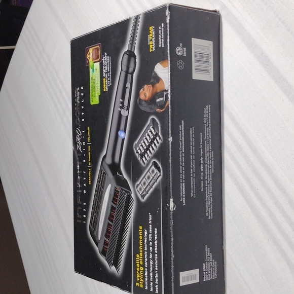 Infinity PRO CONAIR 1875 WATT 3 IN 1 TOURMALINE IONIC STYLER EUC USED 1 TIME! main image 6
